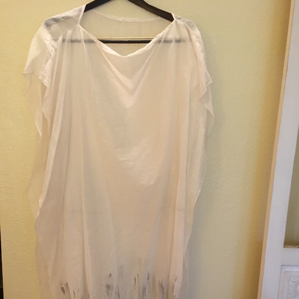 NWT PONCHO DUSTER by EUGENIA VAZZANO, Hand crafted